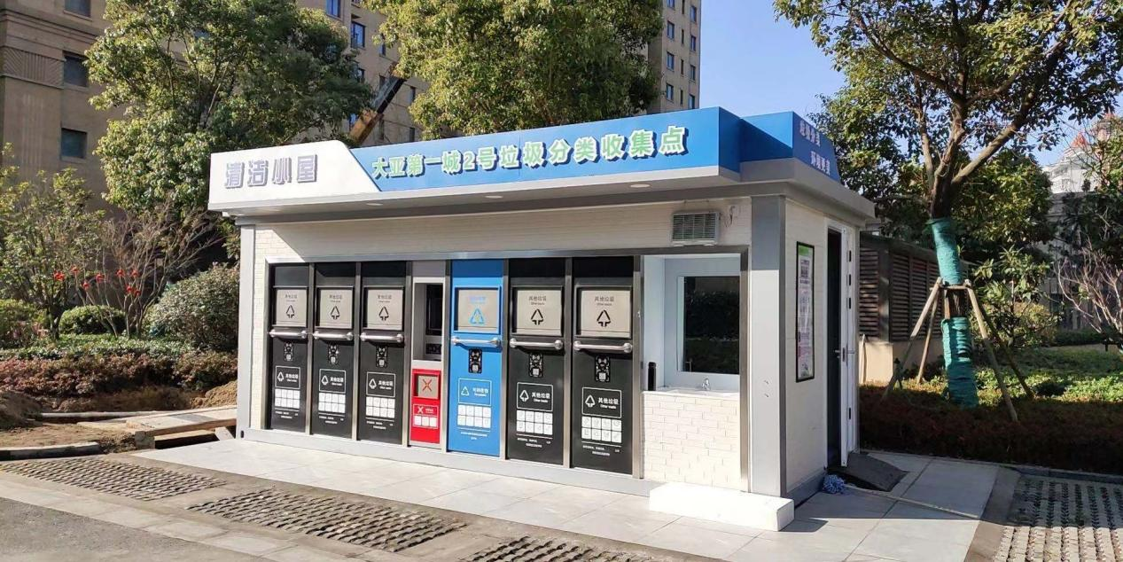 華展貓先生，智能垃圾分類(lèi)房，垃圾分類(lèi)屋，環(huán)保屋，垃圾分類(lèi)收集房