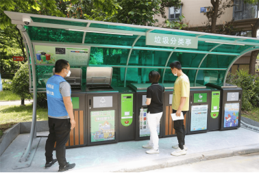 華展貓先生，湖北武漢智能垃圾分類項(xiàng)目，智能垃圾房廠家，垃圾分類亭