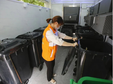 貓先生，智能垃圾分類設(shè)備，垃圾房廠家，定時(shí)定點(diǎn)垃圾收集點(diǎn)