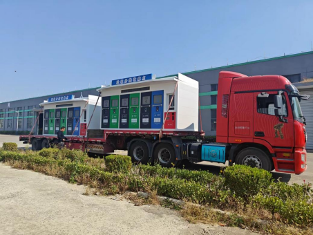 貓先生智能垃圾分類，小區(qū)垃圾房廠家，專業(yè)垃圾收集站制造