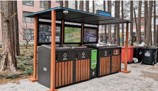 貓先生智能垃圾分類亭價(jià)格，定時(shí)定點(diǎn)垃圾收集點(diǎn) ，垃圾亭生產(chǎn)廠家