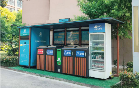 貓先生智能垃圾分類亭價(jià)格，定時(shí)定點(diǎn)垃圾收集點(diǎn) ，垃圾亭生產(chǎn)廠家