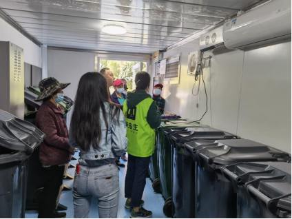 智能分類垃圾房，清潔小屋，垃圾分類收集站生產(chǎn)廠家