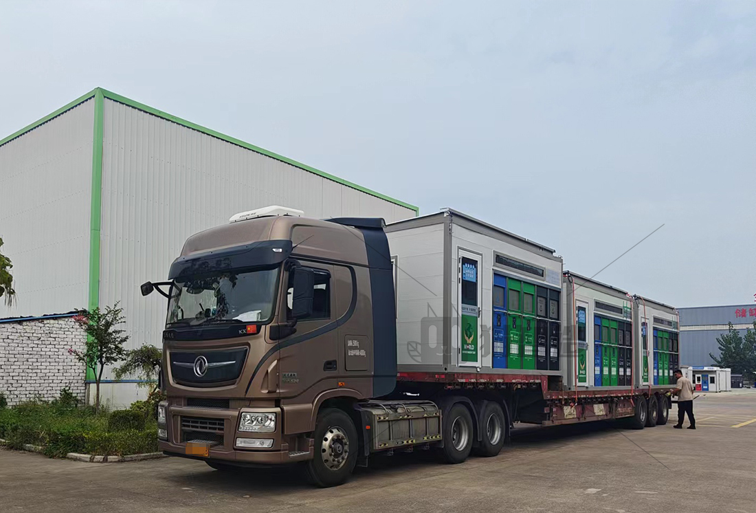 甘肅智能分類垃圾房，清潔小屋，垃圾分類收集站生產(chǎn)廠家