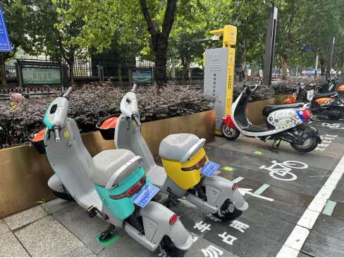 電動自行車充電樁，智能無線充電，電單車充電樁廠家