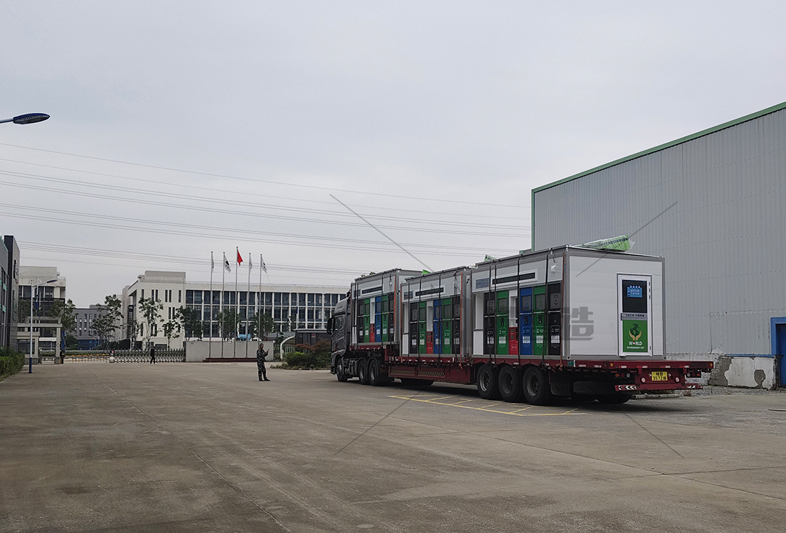 智能分類垃圾房，清潔小屋，垃圾分類收集站生產(chǎn)廠家