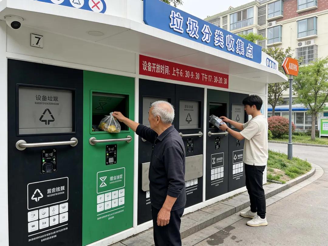 智能垃圾房,垃圾收集清潔屋,小區(qū)垃圾分類站生產(chǎn)廠家